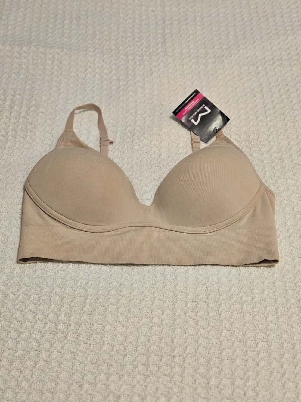 Maidenform beige bra, L, NWT